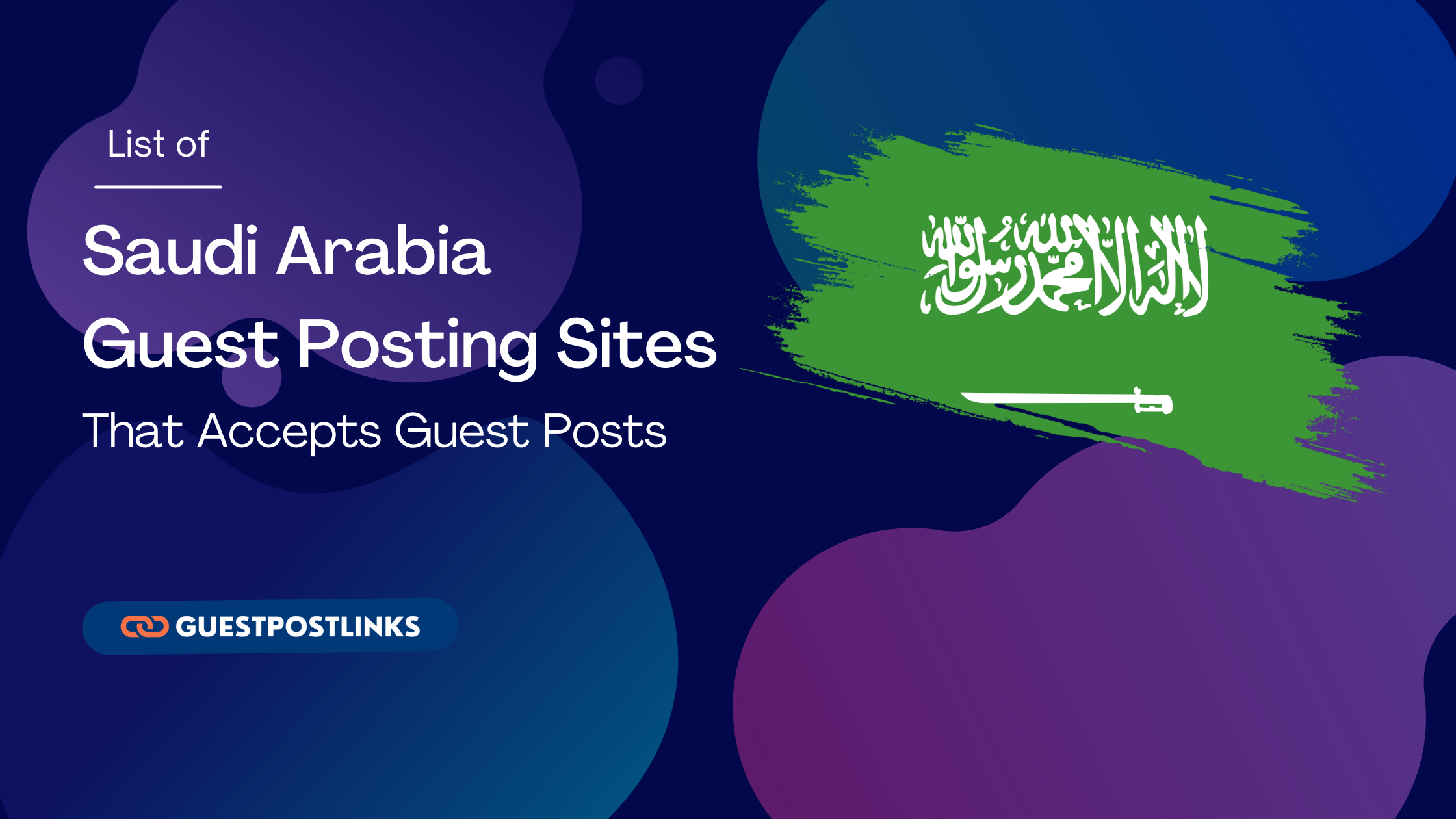 Saudi Arabia Guest Posting Sites List