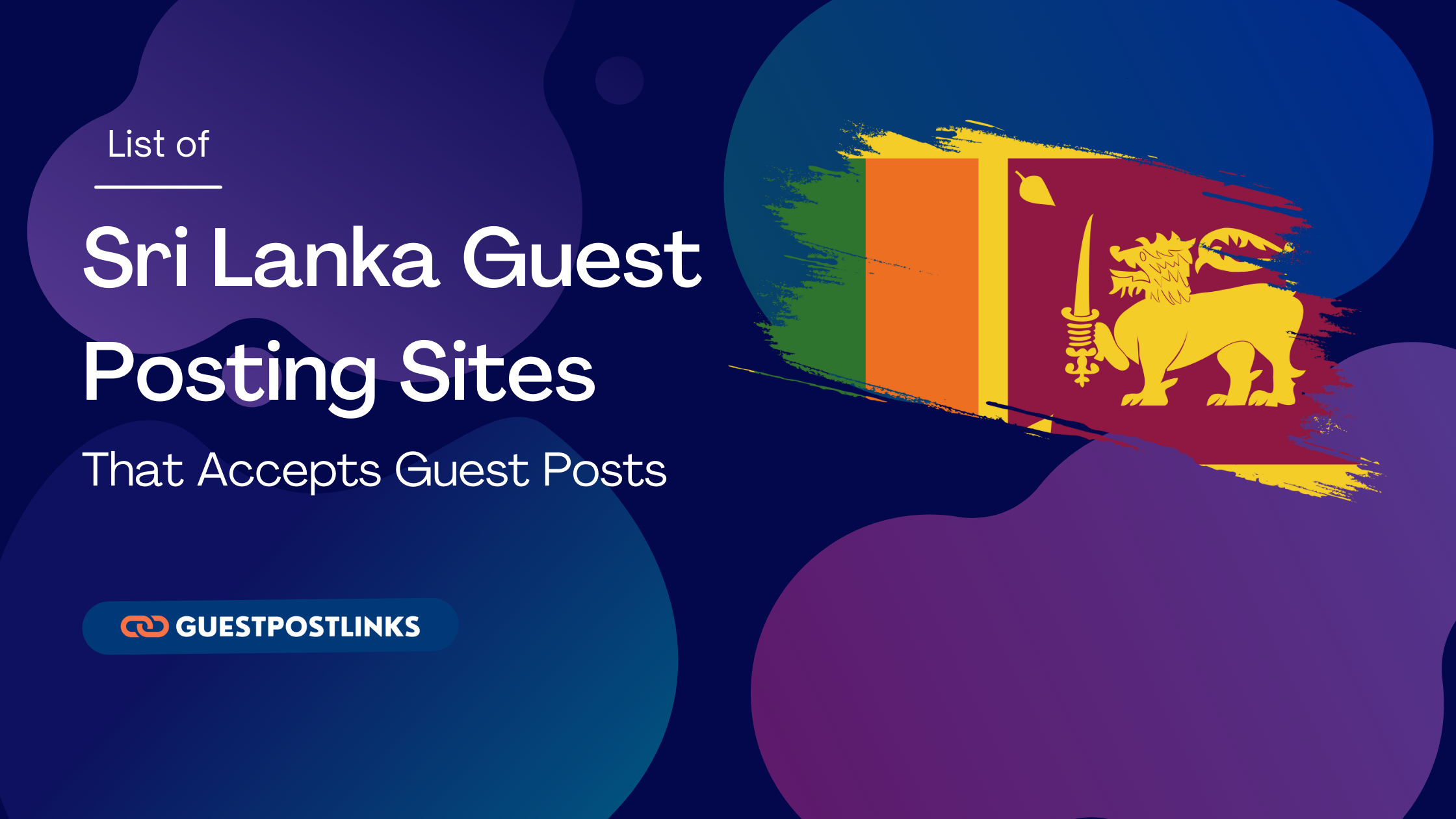 Sri Lanka Guest Posting Sites List