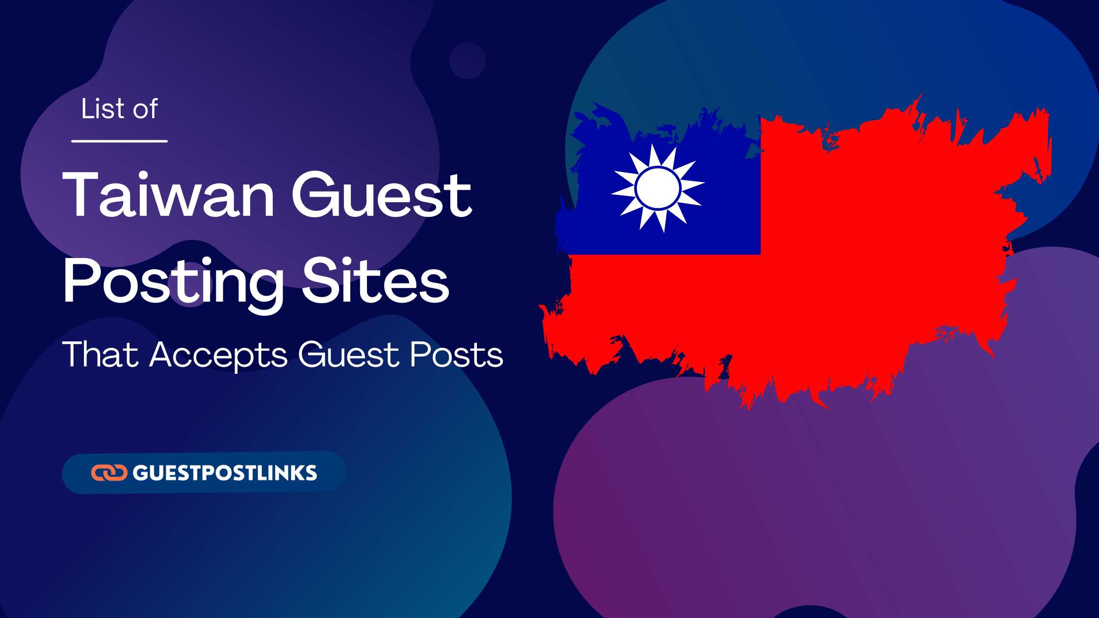 Taiwan Guest Posting Sites List
