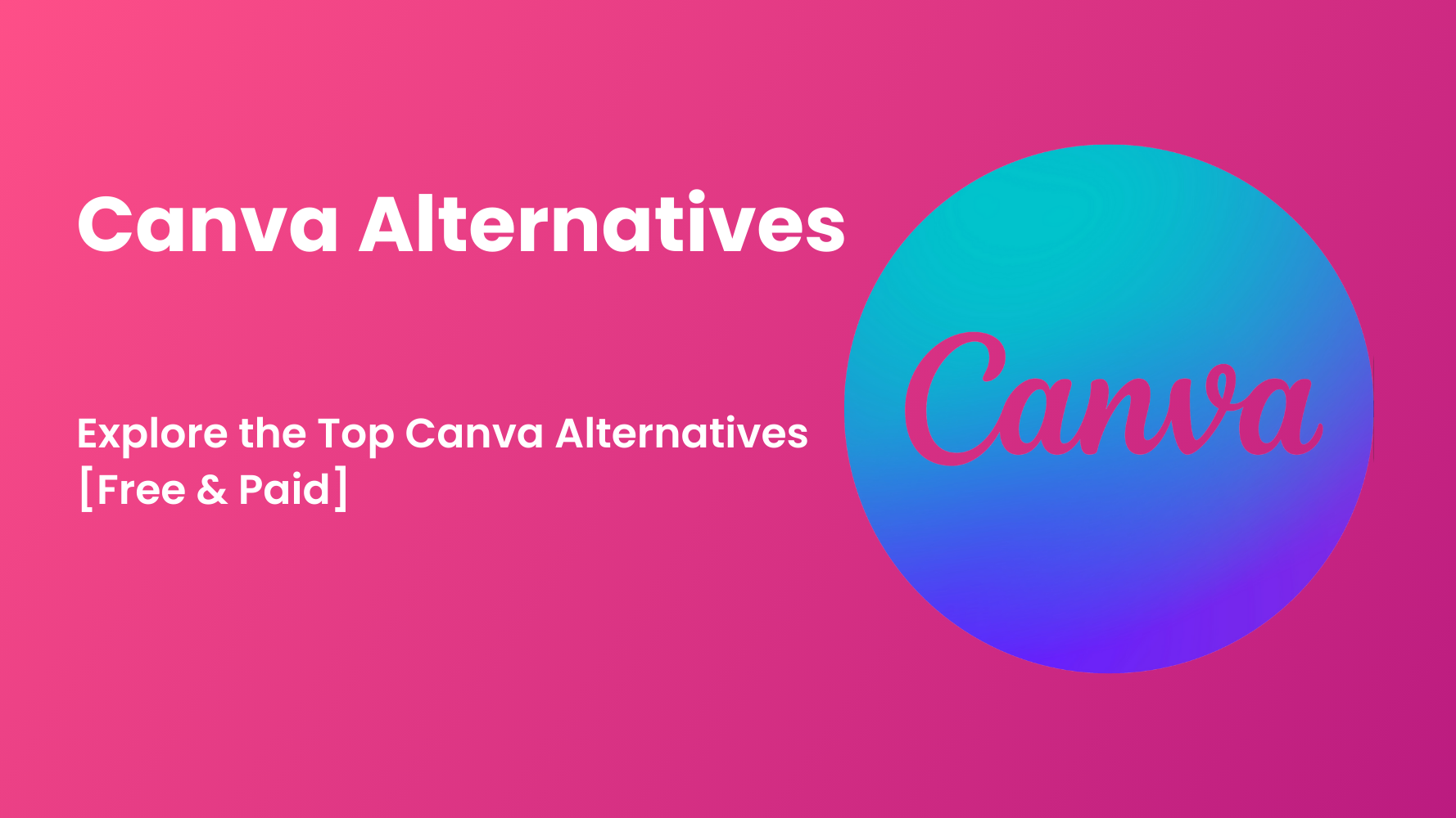 Canva Alternatives