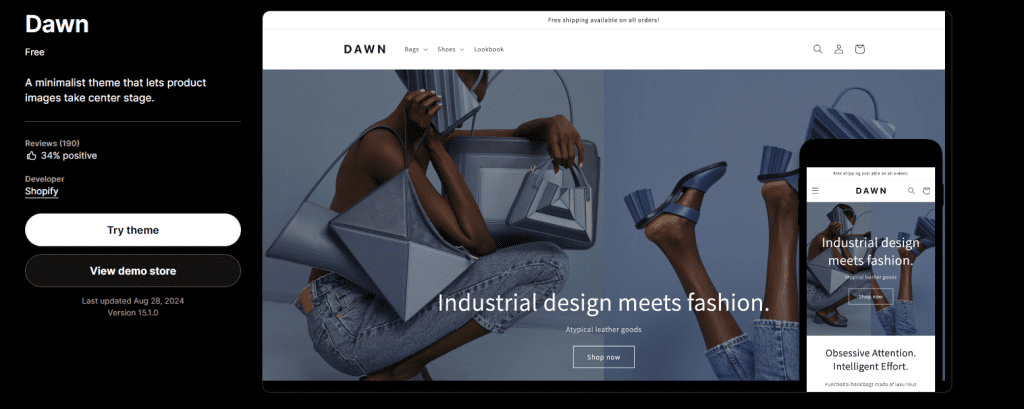 Dawn Shopify Theme