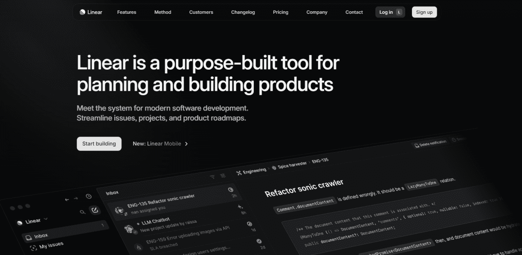 Linear - Best Jira Alrenative