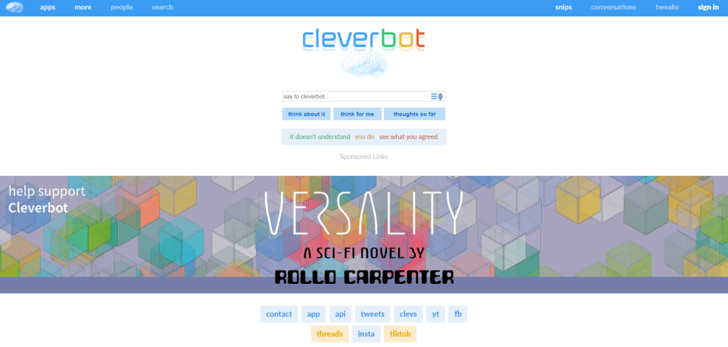 Cleverbot - Character AI Alternative