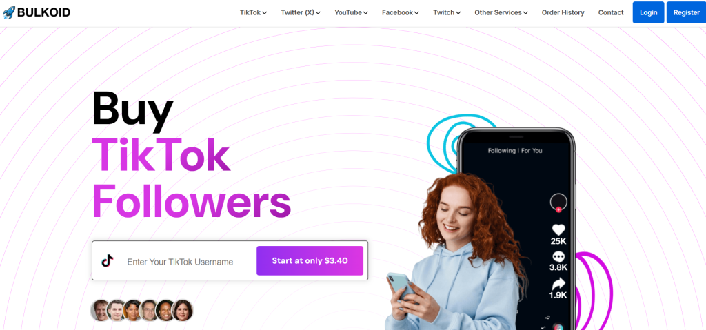 Bulkoid - Buy TikTok Followers