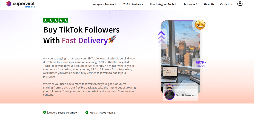 Superviral - Buy TikTok Followers