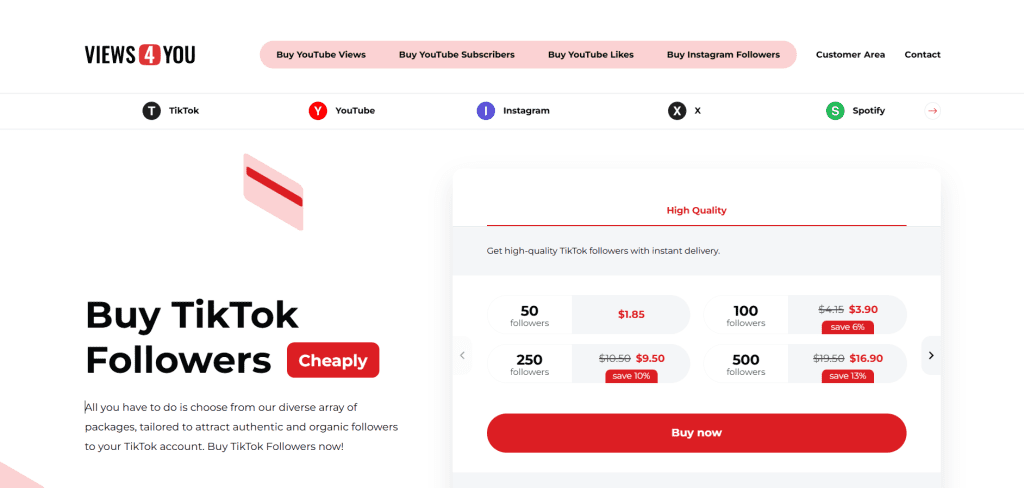View4You - Buy TikTok Followers
