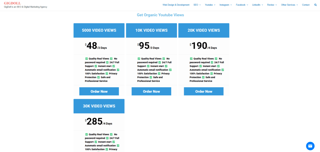 gigdoll - Buy YouTube Views