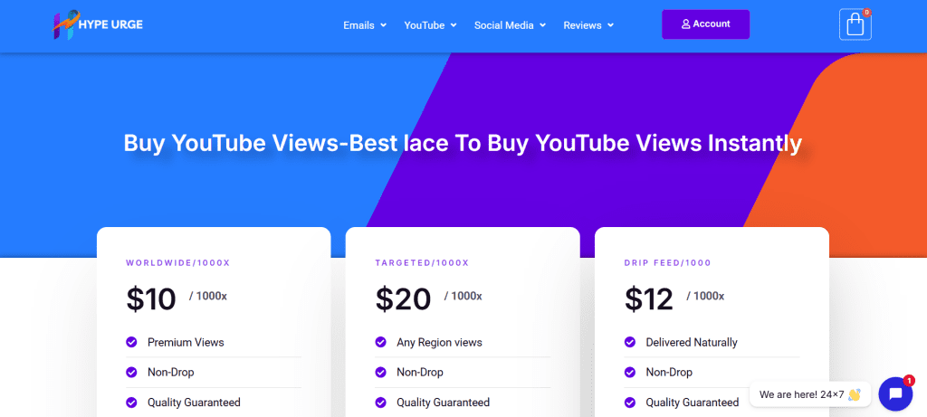 hypeurge - Buy YouTube Views