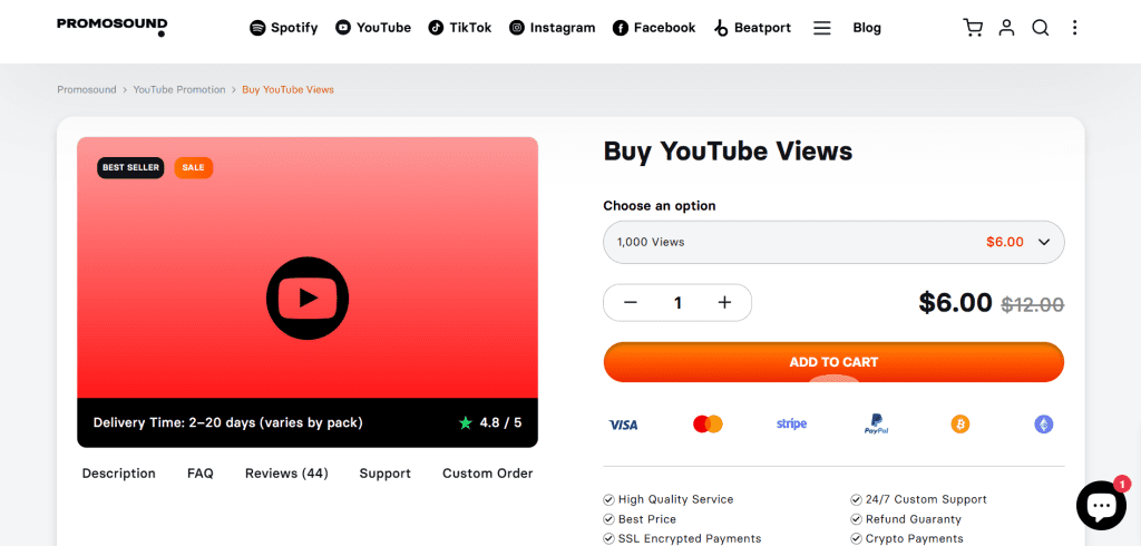 promosoundgroup - Buy YouTube Views