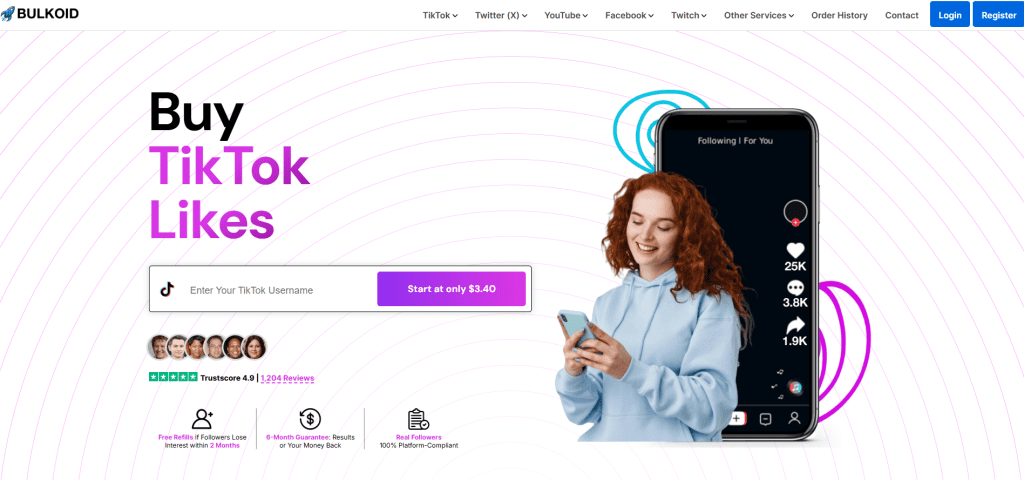 Bulkoid - Buy TikTok Like