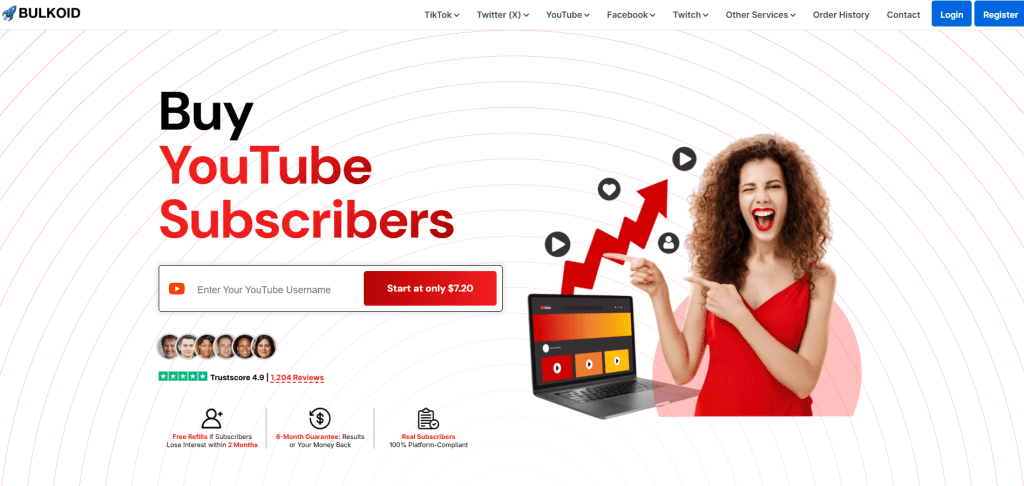 Bulkoid - YouTube Subscriber Bots