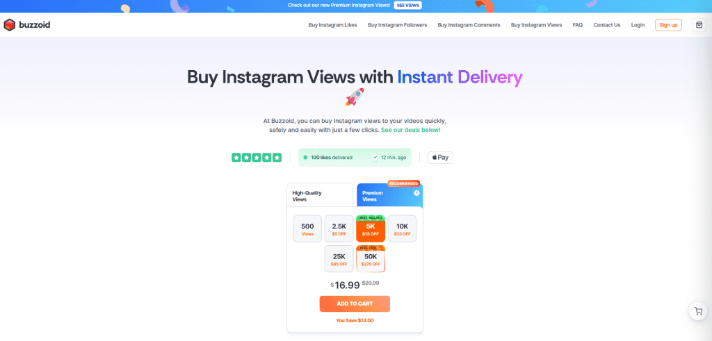 Buzzoid - Buy Instagram Views