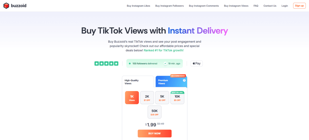 Buzzoid TikTok View Bots