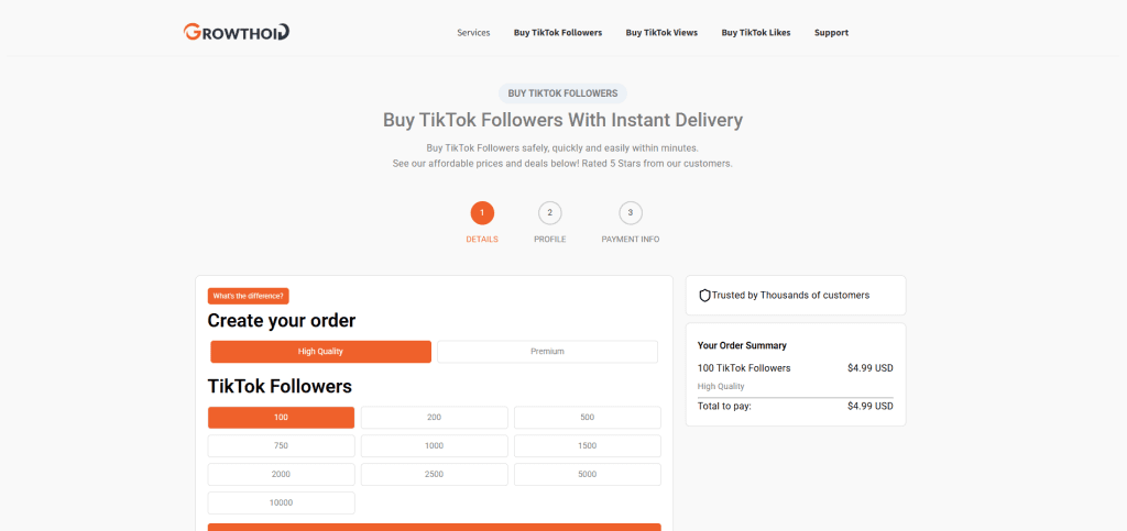 Growthoid TikTok Follower Bots