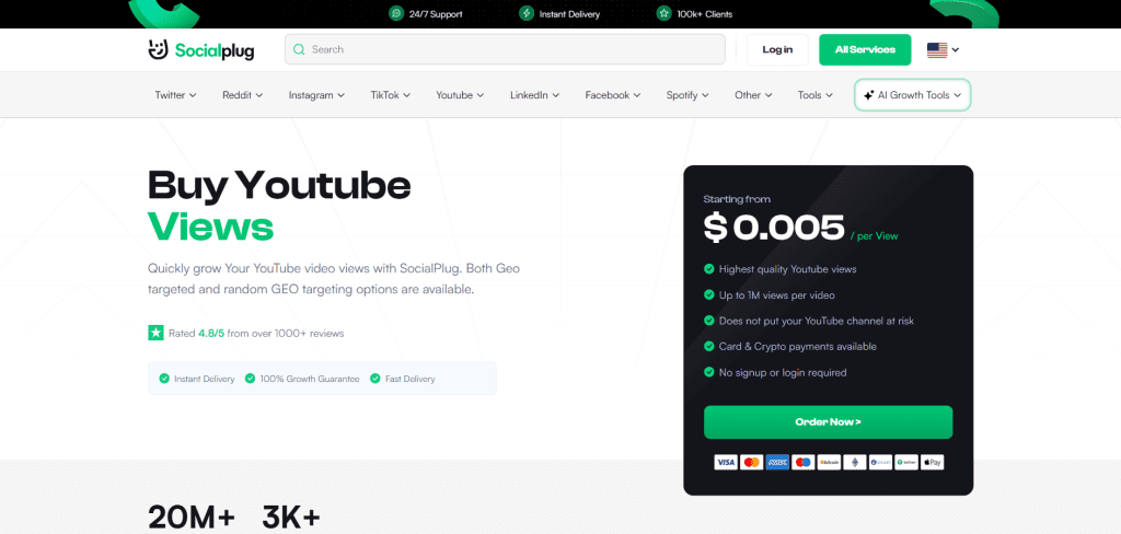 SocialPlug - YouTube View Bots