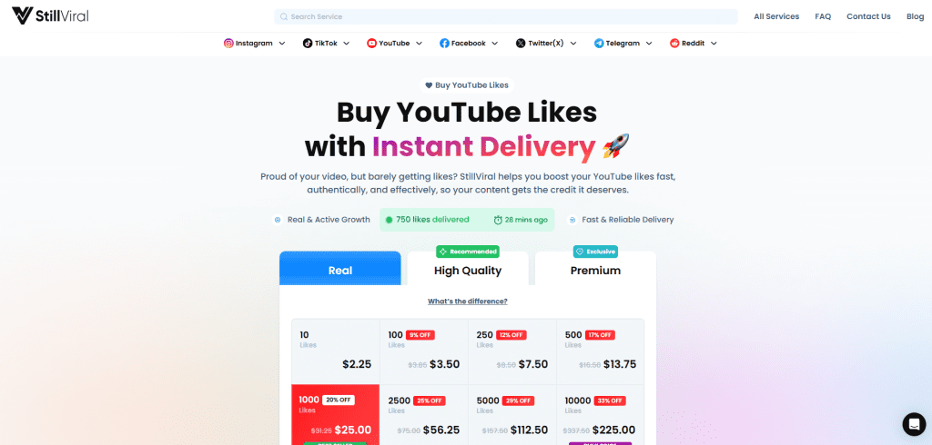 StillViral Buy a YouTube Like Bot