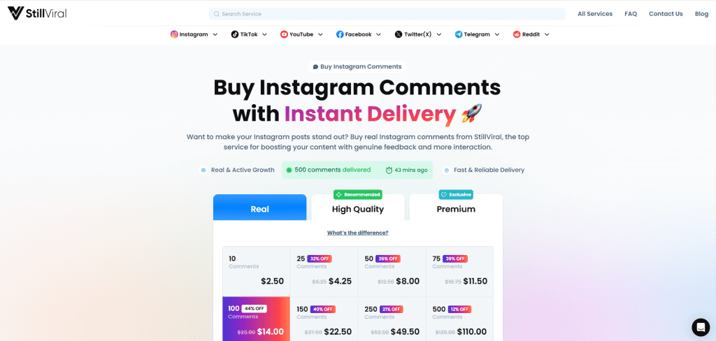 StillViral Instagram Comment Bots