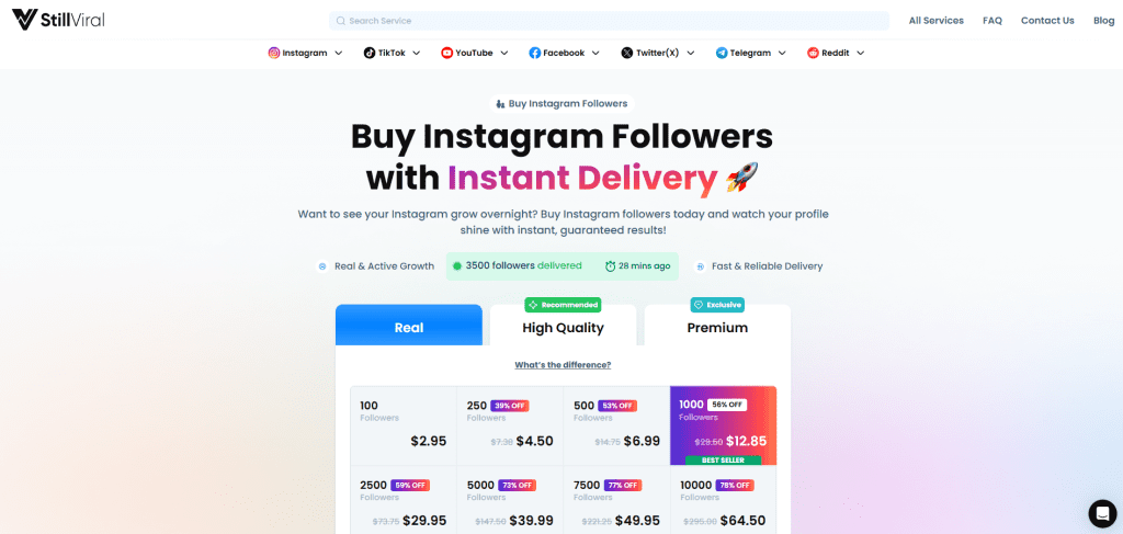 StillViral Instagram Follower Bots