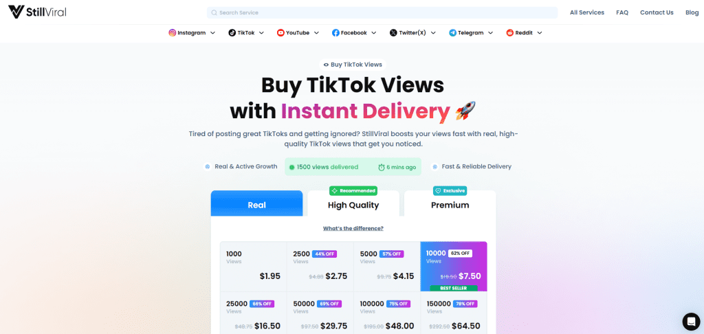 StillViral TikTok View Bots