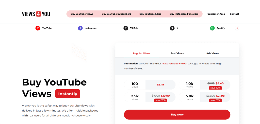 Views4You - YouTube View Bots