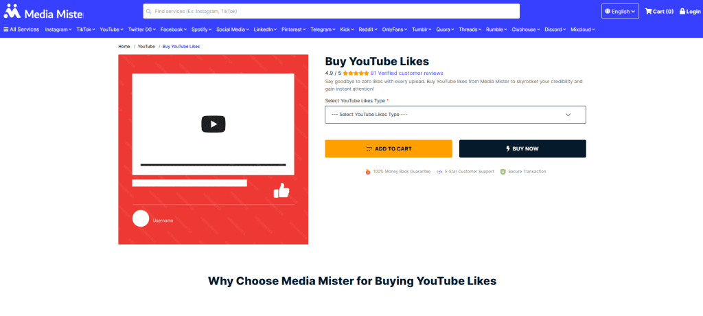 mediamister - Buy YouTube Likes